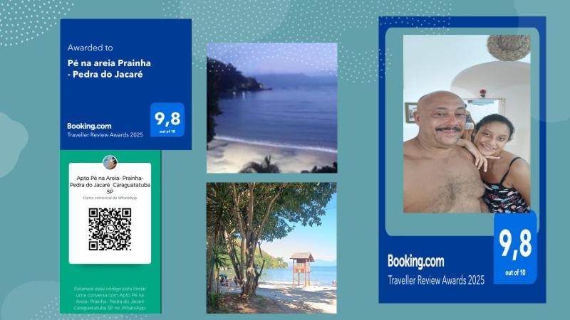 까라과따뚜바 Pe Na Areia Prainha - Pedra Do Jacare 아파트 외부 사진